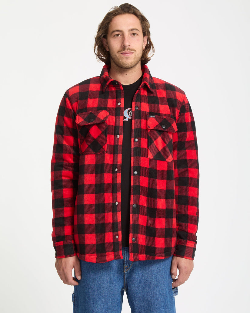 Surchemise En Polaire Bowered - Lifeguard Red