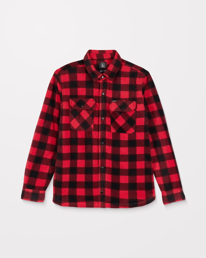 Surchemise En Polaire Bowered - Lifeguard Red