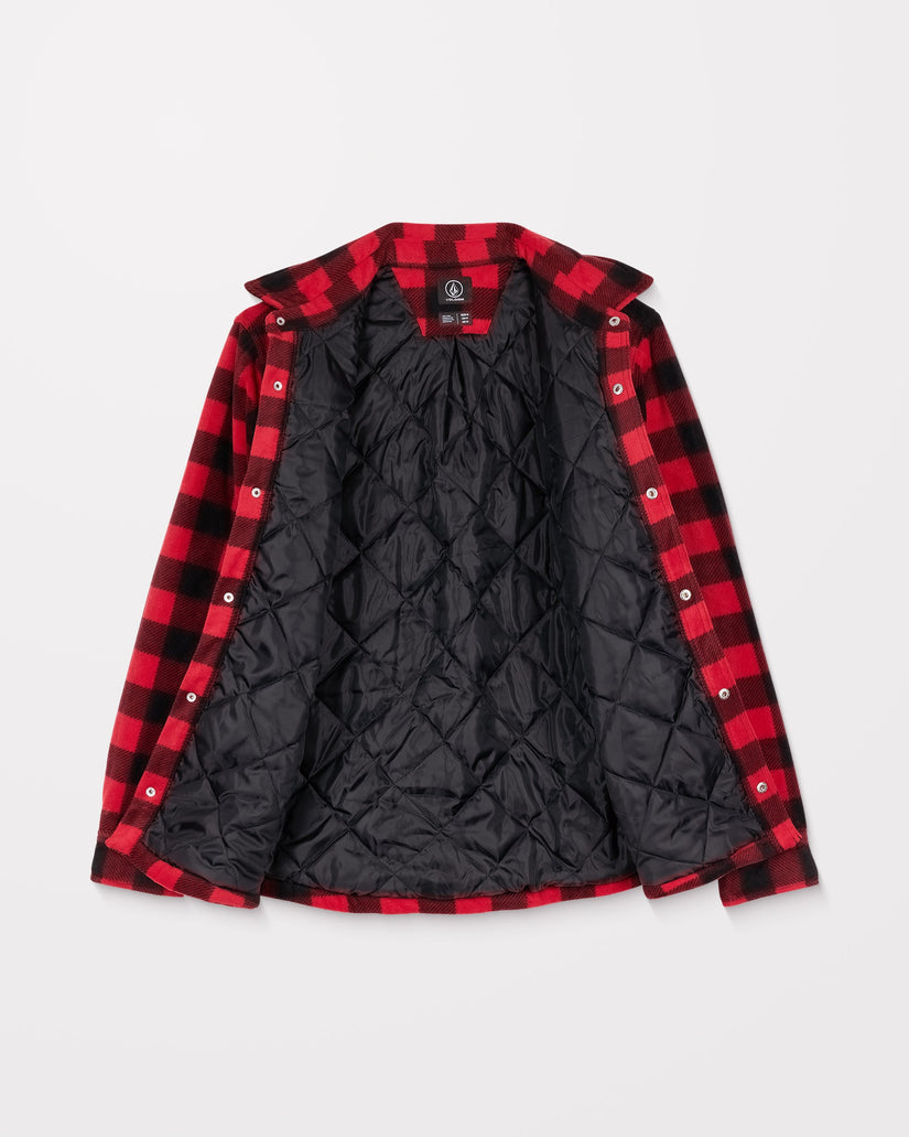 Surchemise En Polaire Bowered - Lifeguard Red