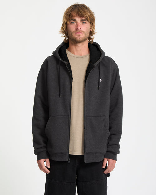 Sweat à capuche sherpa Single Stone
