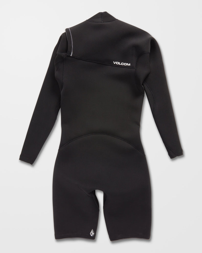 Combinaison de Surf 2/2 mm à Manches Longues - BLACK
