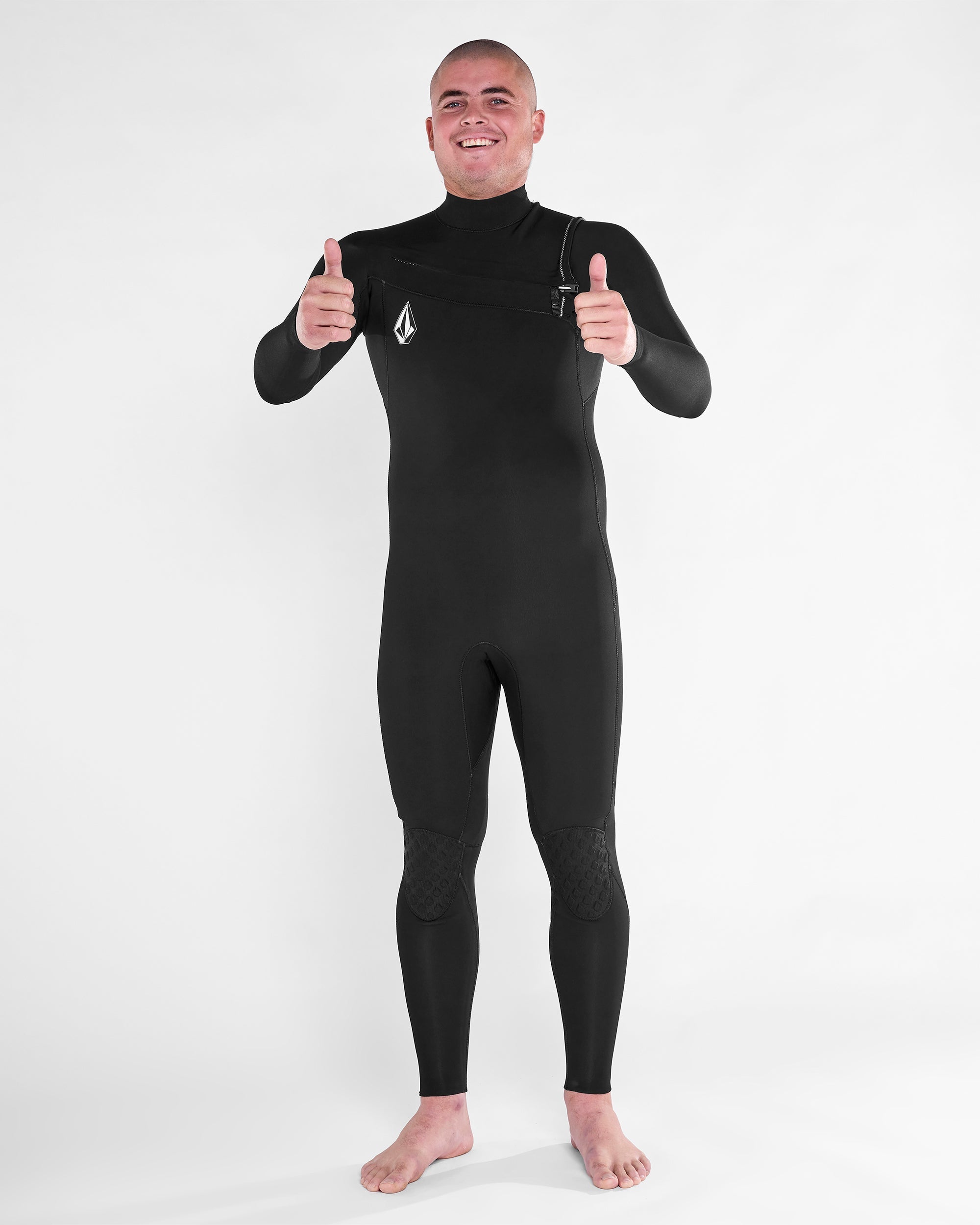 Modulator 3/2Mm Chest Zip Full Wetsuit - Black - Men - Volcom EU