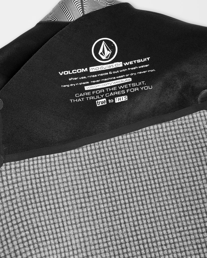 Combinaison De Surf Modulator Intégrale 4/3 Mm Zippée Poitrine - Black