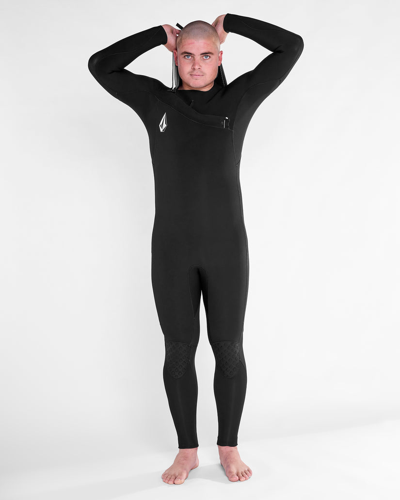 Combinaison de surf Modulator à capuche 5/4/3Mm zippée poitrine - Black