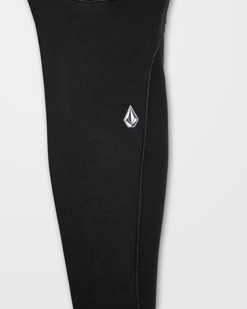 Combinaison De Surf Modulator À Capuche 5/4/3 Mm Zippée Poitrine - Black