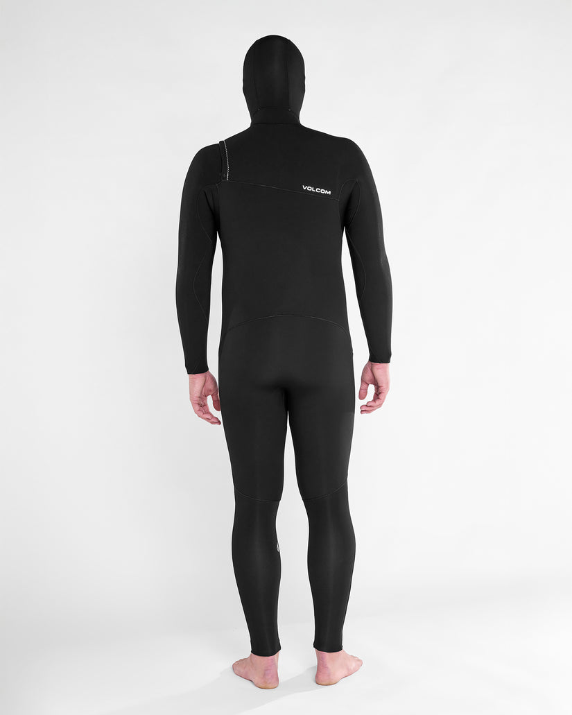 Combinaison de surf Modulator à capuche 5/4/3Mm zippée poitrine - Black