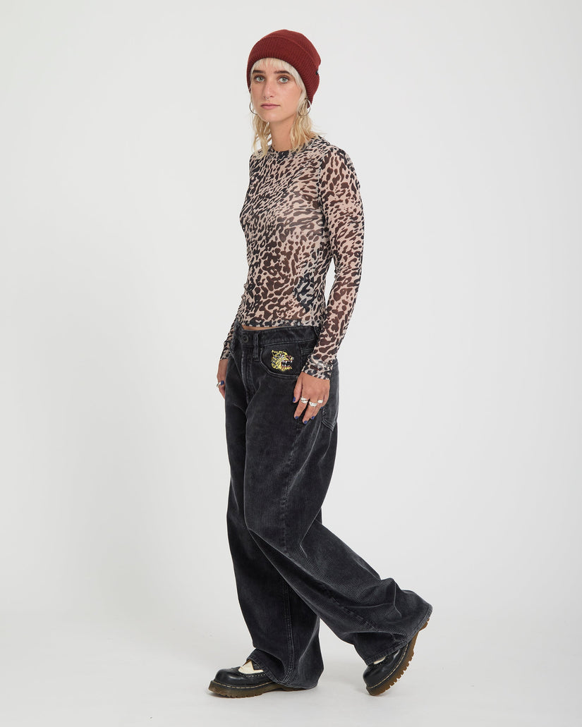 Top Tigardi Mesh - Animal Print