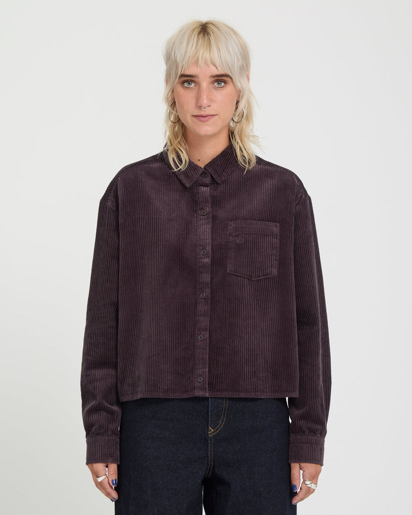 Chemise Weellow Corduroy - Raisin