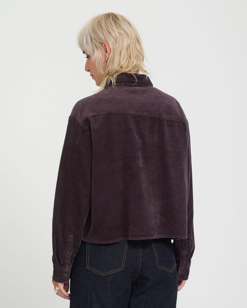 Chemise Weellow Corduroy - Raisin