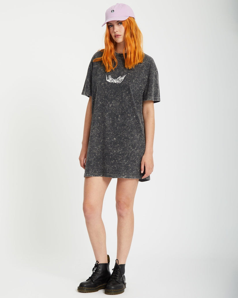 Robe T-Shirt Alix - VINTAGE BLACK