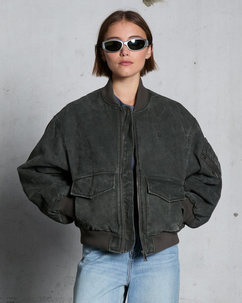 Veste Workestra Bomber - Rinsed Black