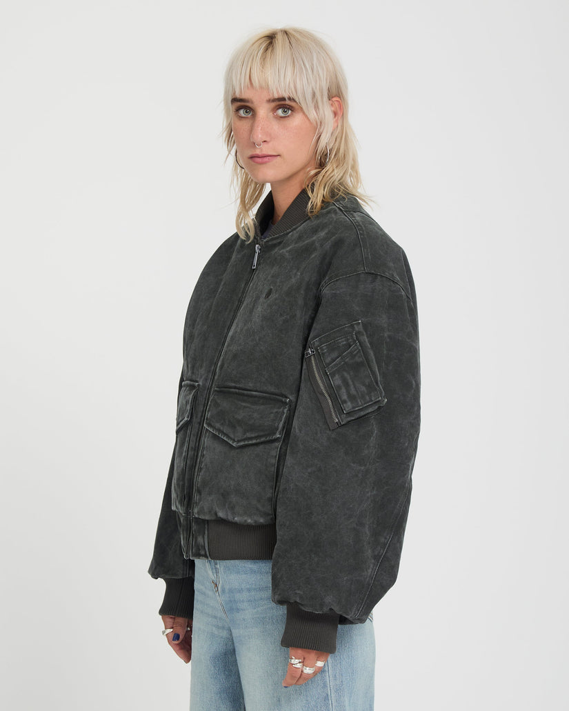 Veste Workestra Bomber - Rinsed Black