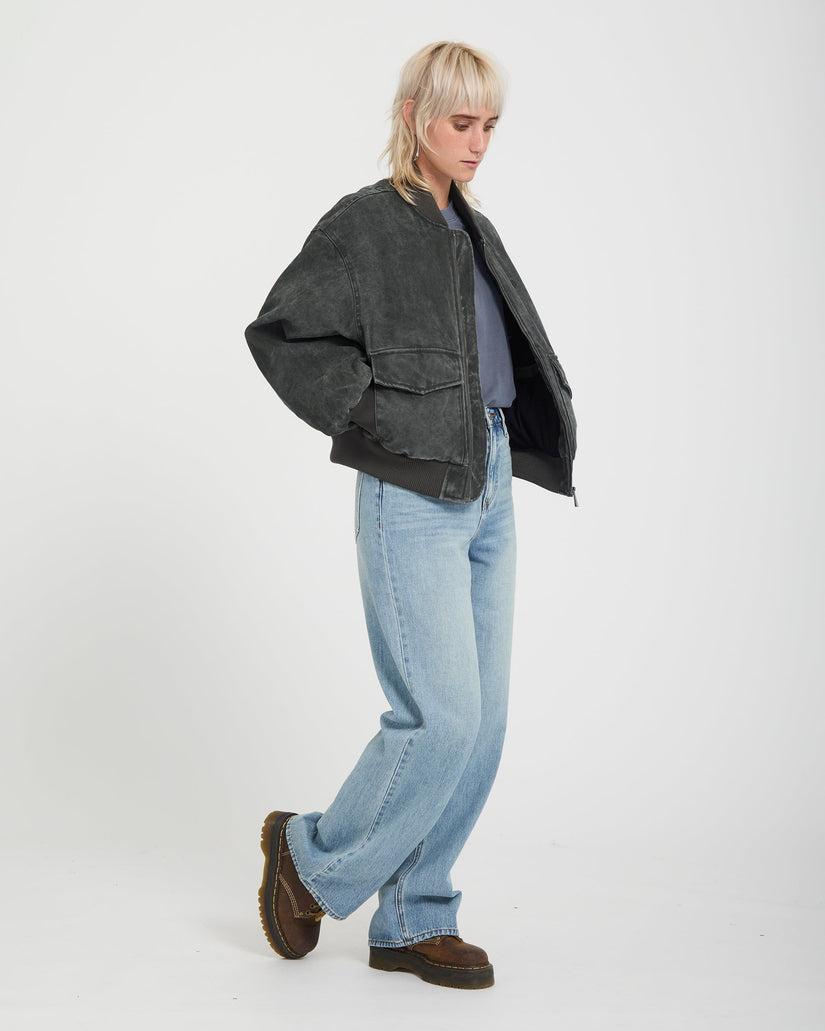 Veste Workestra Bomber - Rinsed Black