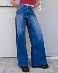 Jean Stoned Boyfriend Low Rise - Worn Light Blue
