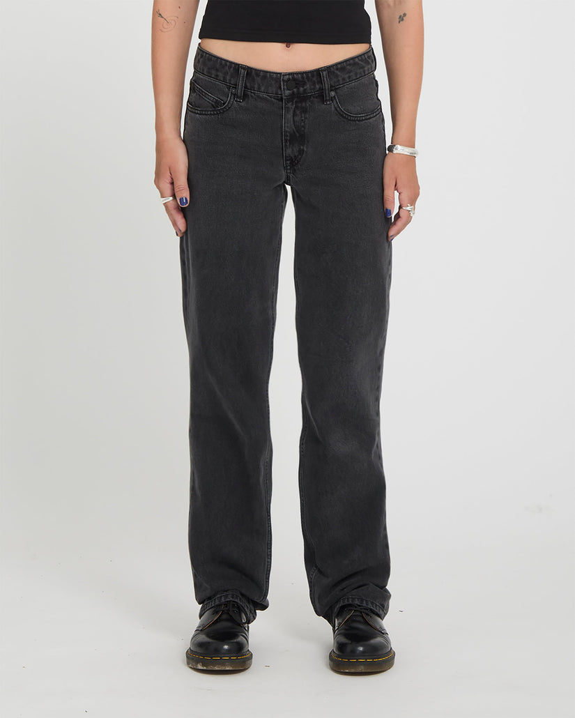 Jean Stoned Low Waist - Washed Slate
