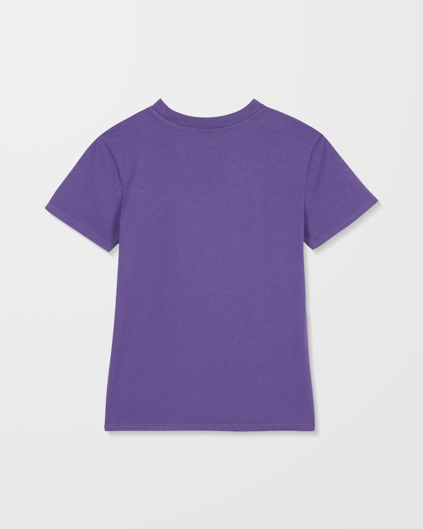 T-Shirt Solid Stone Emb - Acai