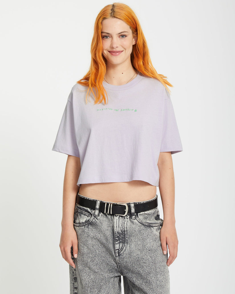 T-shirt Drumstone - DUSTY LAVENDER