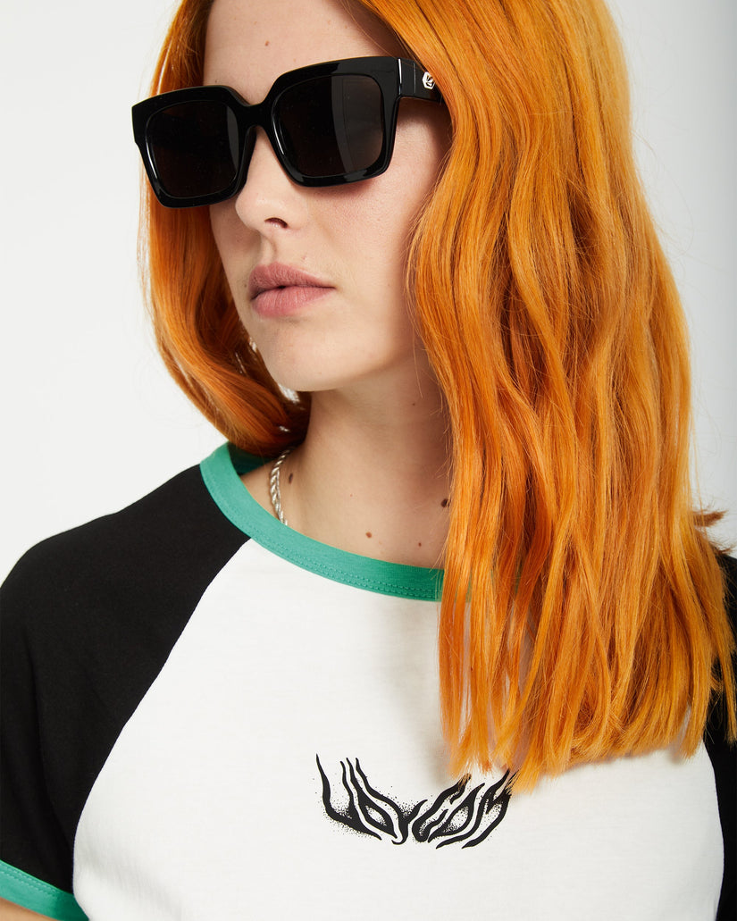 T-shirt Alix 2 - BLACK WHITE