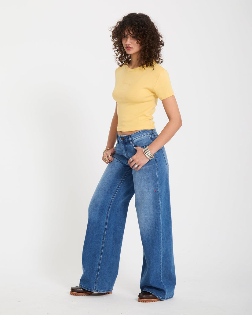 Crop top Volcomstone Tight - Sunburst