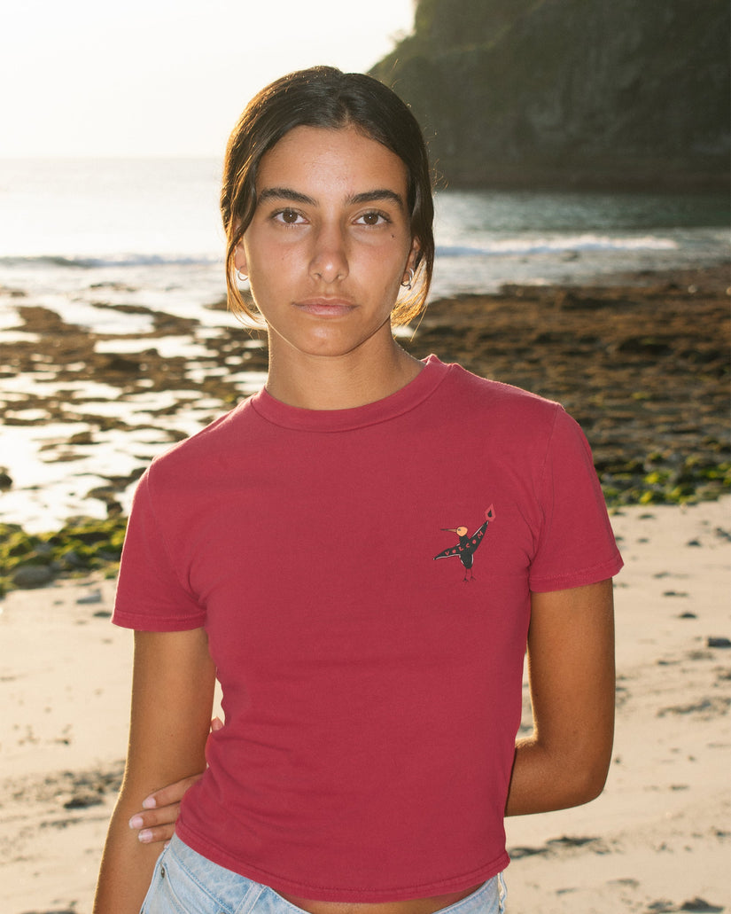 T-shirt Moove On - Deep Red