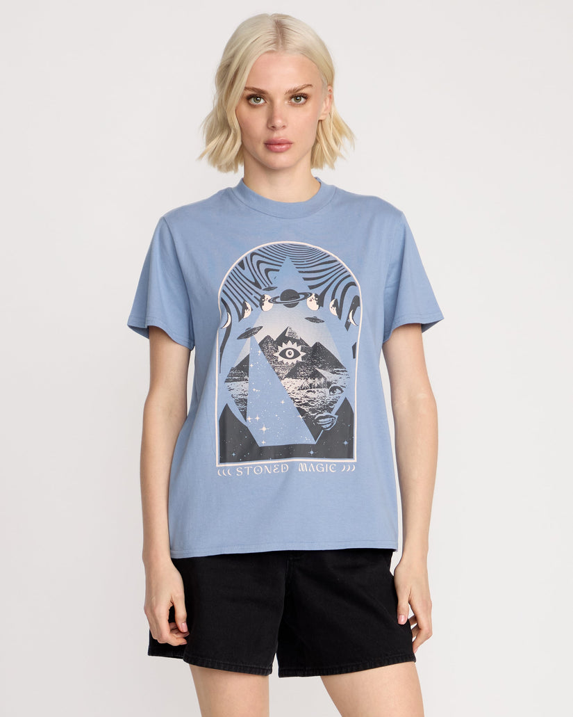 T-Shirt Lock It Up - Carolina Blue