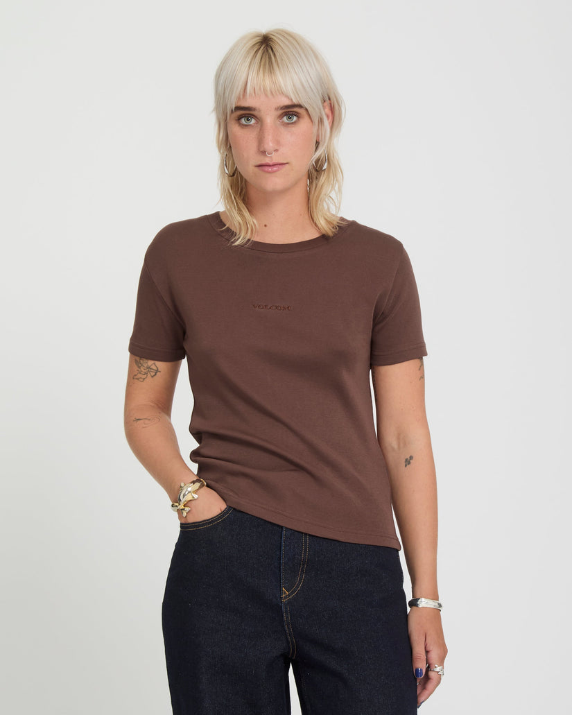T-shirt Volcom Stone Tight - Tobacco Brown