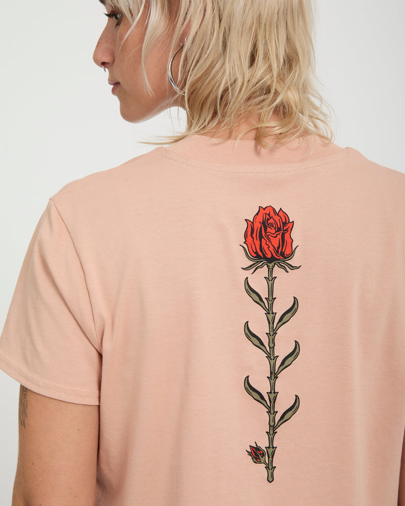 T-shirt Dial Crop - Misty Rose