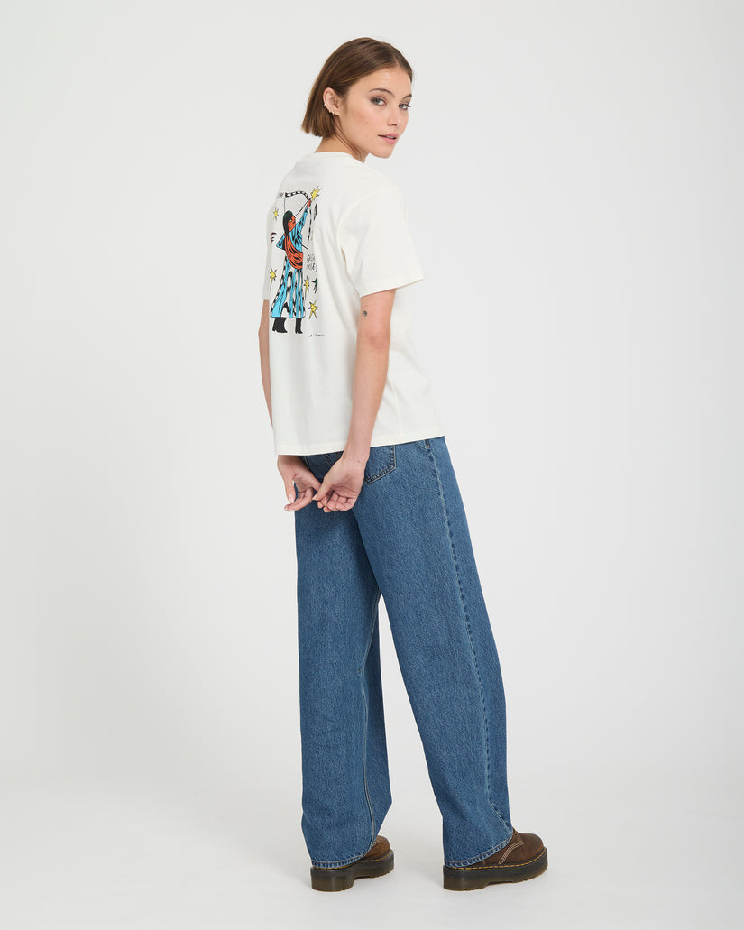 T-shirt Radical Daze Up - Off White