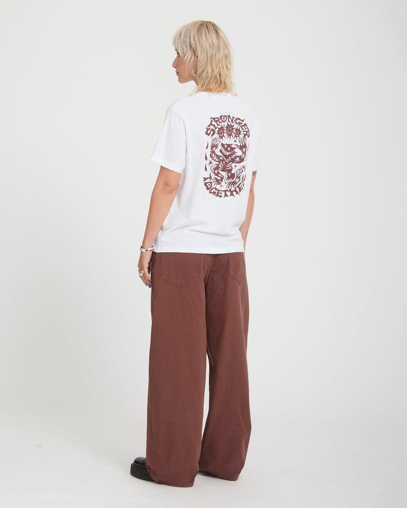 T-shirt Radical Daze Up - White
