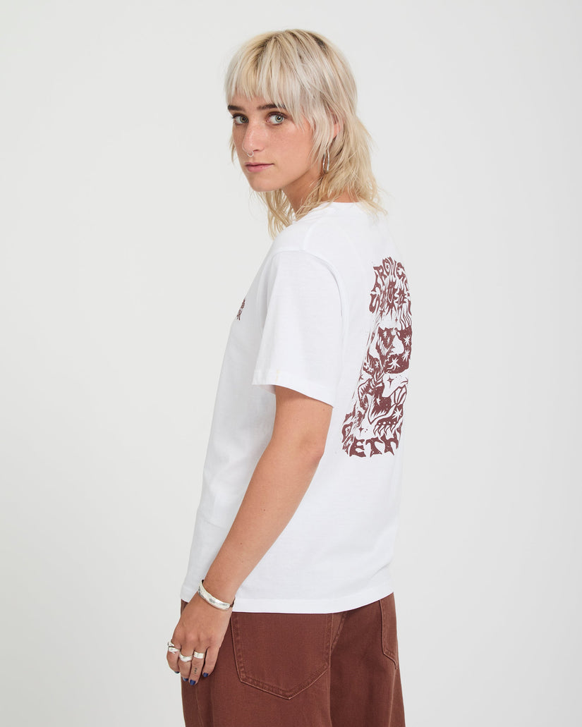 T-shirt Radical Daze Up - White