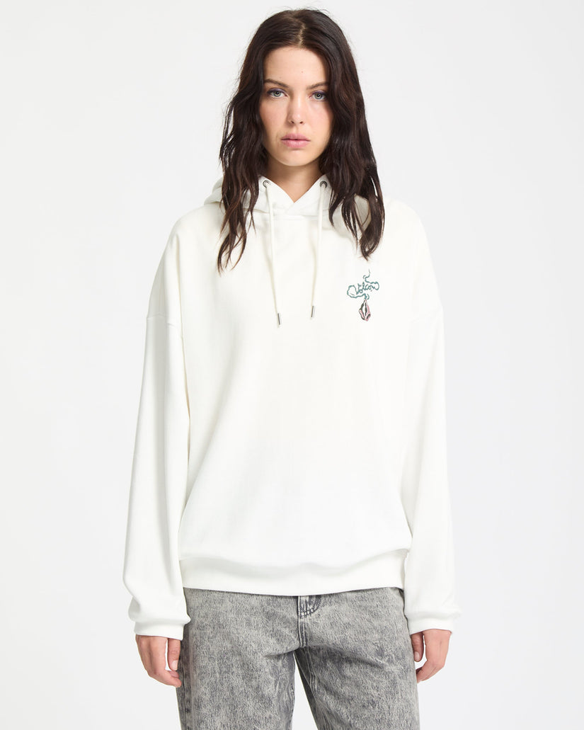 Sweat À Capuche Radical Daze - Star White