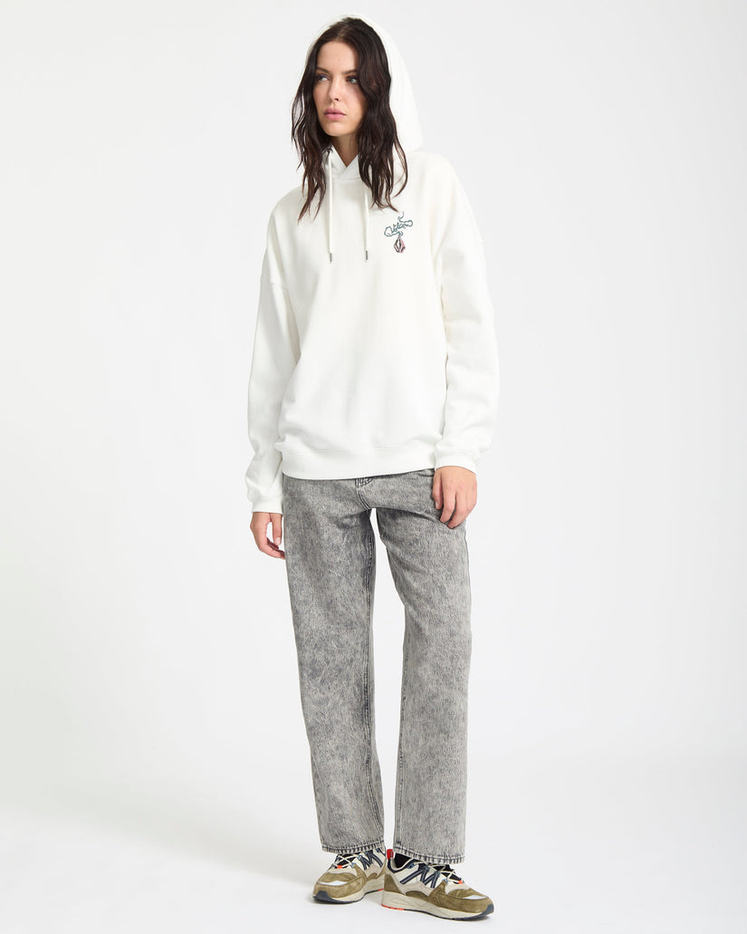 Sweat À Capuche Radical Daze - Star White