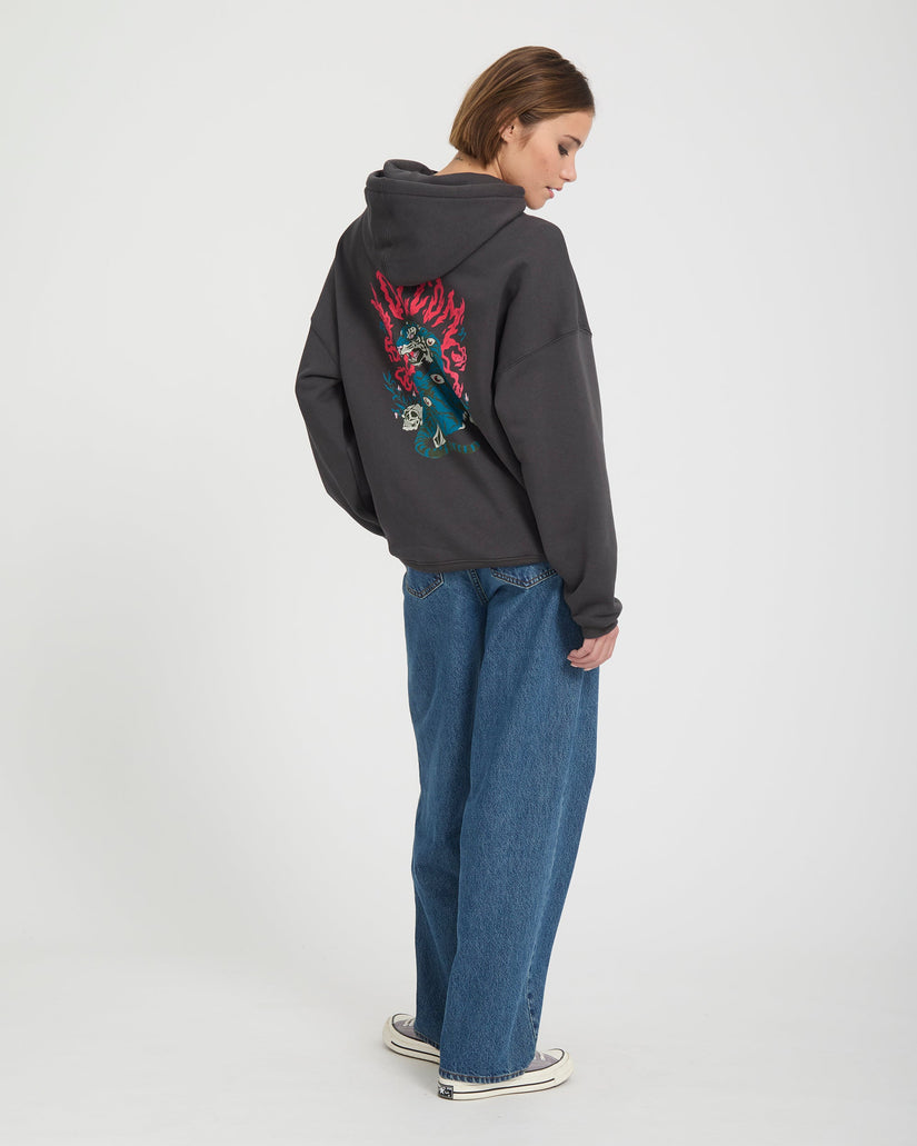 Sweat à capuche Radical Daze Up - Black