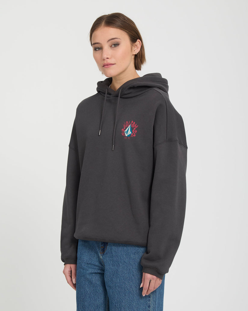 Sweat à capuche Radical Daze Up - Black