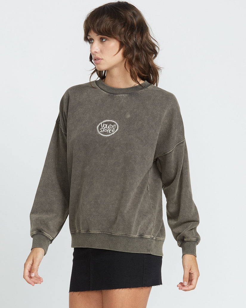Sweatshirt Stone - VINTAGE BLACK
