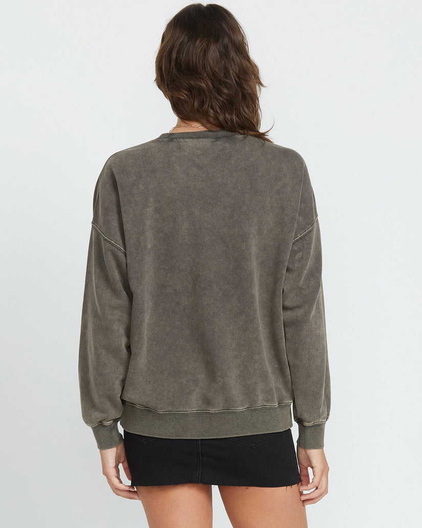 Sweatshirt Stone - VINTAGE BLACK
