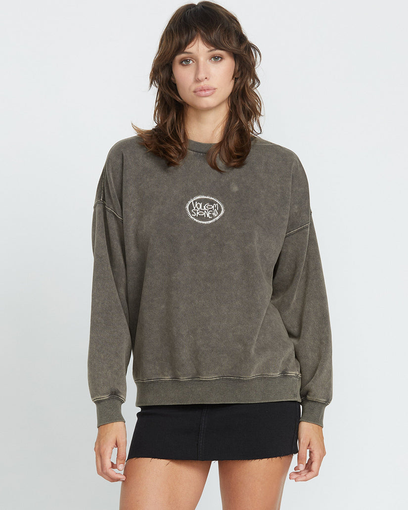 Sweatshirt Stone - VINTAGE BLACK