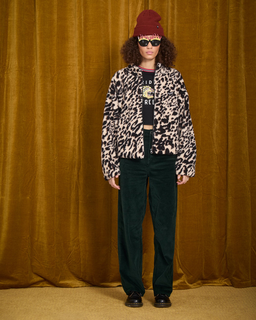 Veste Sherpa Wylding Out - Animal Print