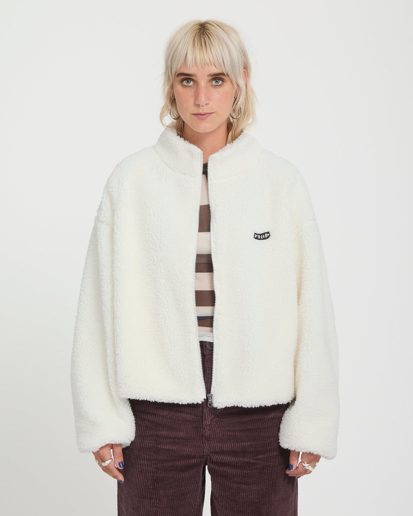 Veste Sherpa Wylding Out - Off White