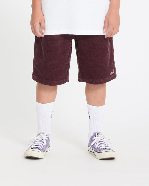 Short De Bain Garçon VOLCOM Little Aura - Taille 28 (13.5 Ans) - Bleu Rayé Stretch - Neuf Avec étiquettes