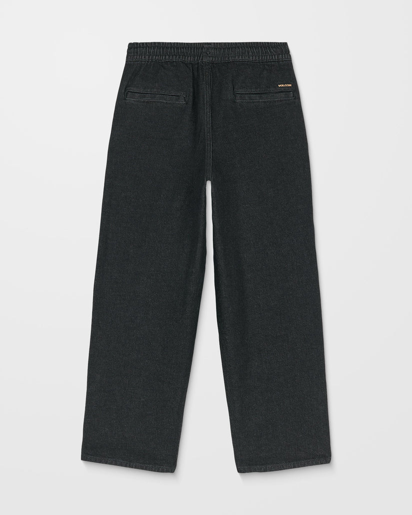 Pantalon À Taille Élastique Freazy Loose - Black Wash - (ENFANT)