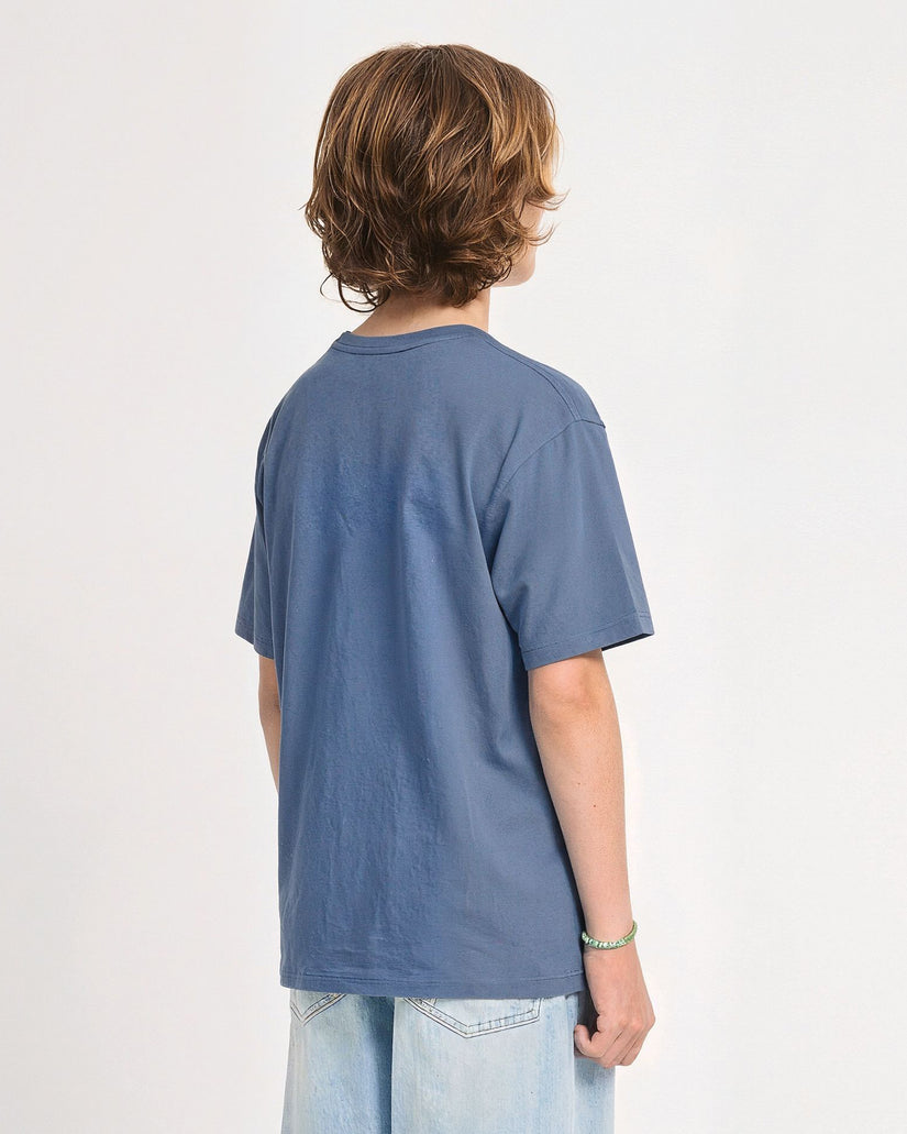 T-shirt Stone Blanks - Storm Blue - (ENFANT)
