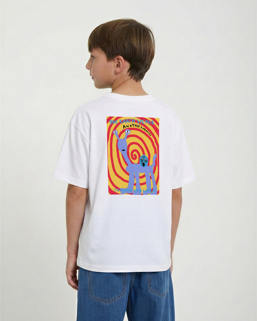 T-shirt Weirdcard - White - (ENFANT)