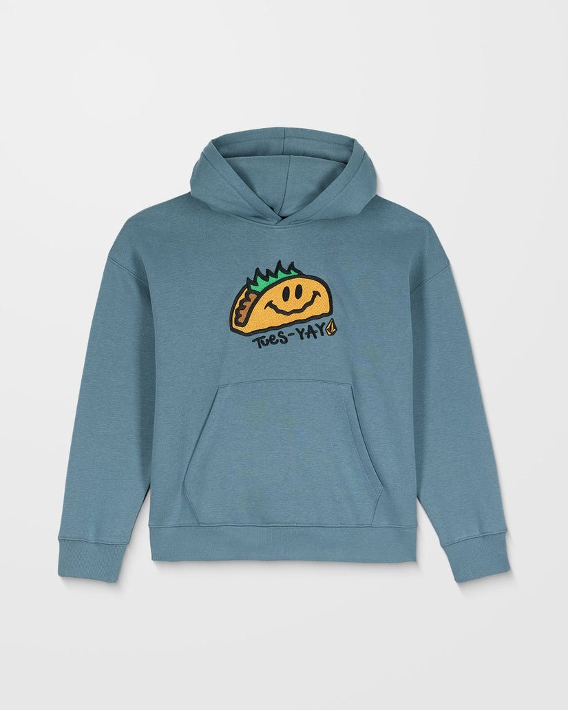 Sweat À Capuche Voltaco - Blue Wash - (ENFANT)