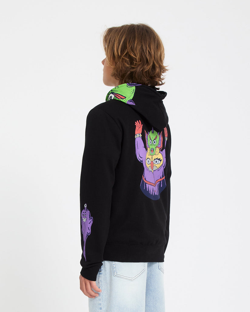 Sweat à capuche zippé Ben Sanair - Black - (ENFANT)