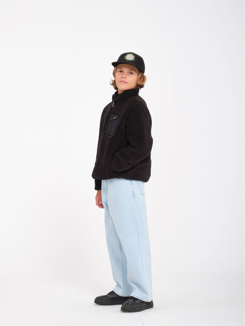 Sweat zippé Muzzer Fuzzar - BLACK - (ENFANT)