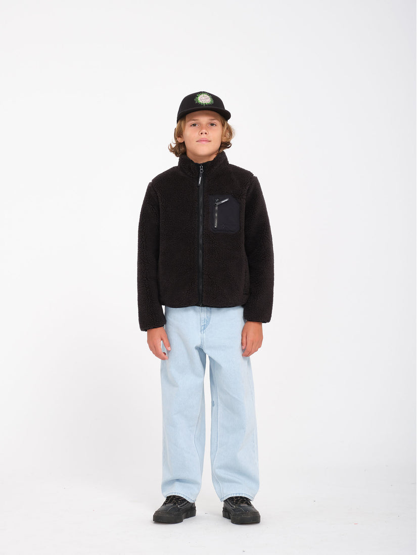 Sweat zippé Muzzer Fuzzar - BLACK - (ENFANT)