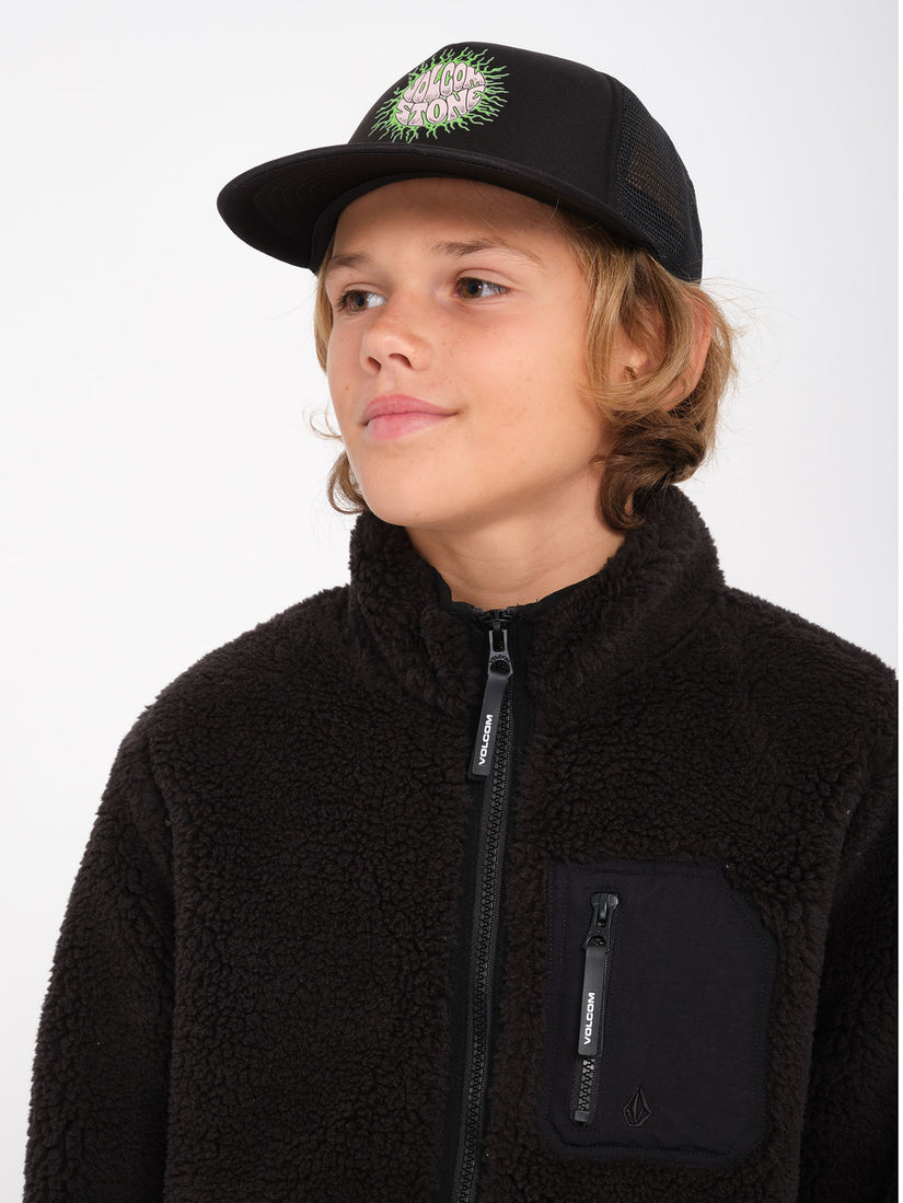 Sweat zippé Muzzer Fuzzar - BLACK - (ENFANT)