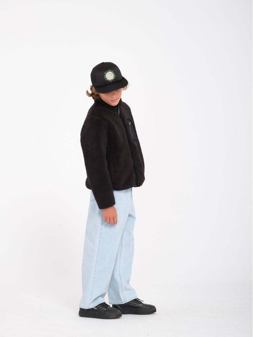 Sweat zippé Muzzer Fuzzar - BLACK - (ENFANT)