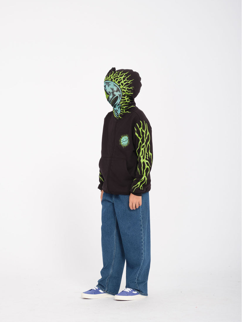 Sweat à capuche zippé Alien - BLACK - (ENFANT)